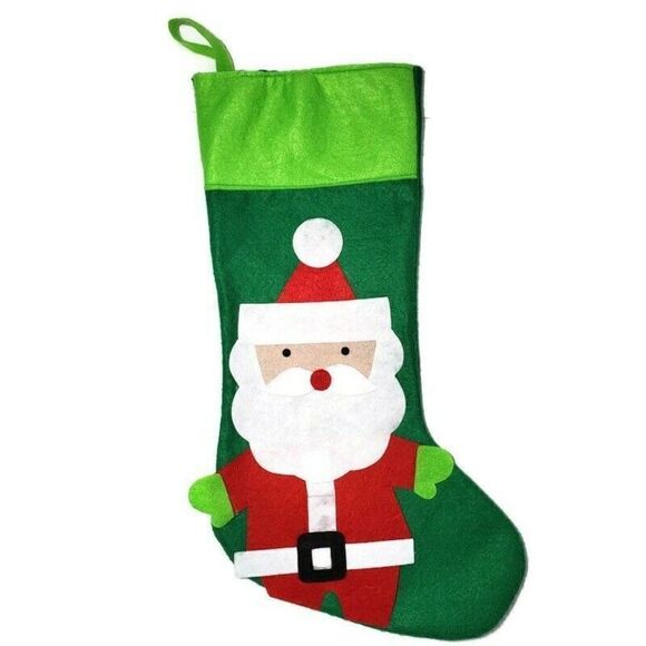 Christmas Felt Stockings Santa Kids Family Holiday Decor from TARGET - Set of 4 - Picture 2 of 5